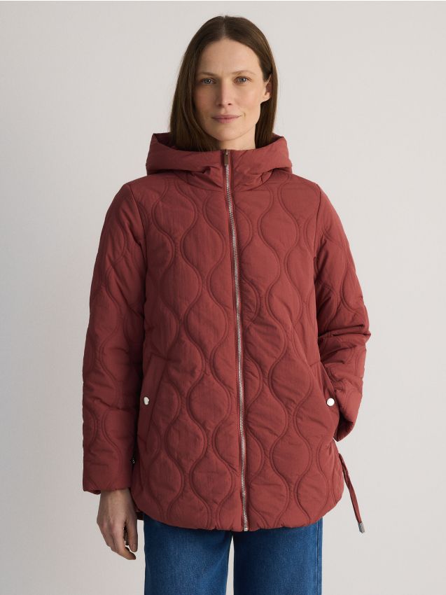 Oversized quiltet jakke - RESERVED