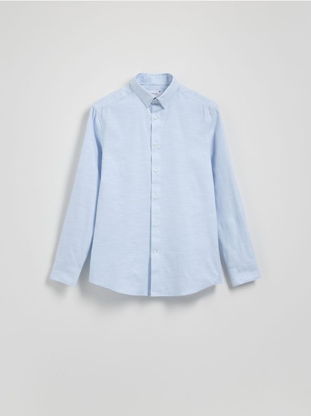 Regular fit cotton shirt - RESERVED
