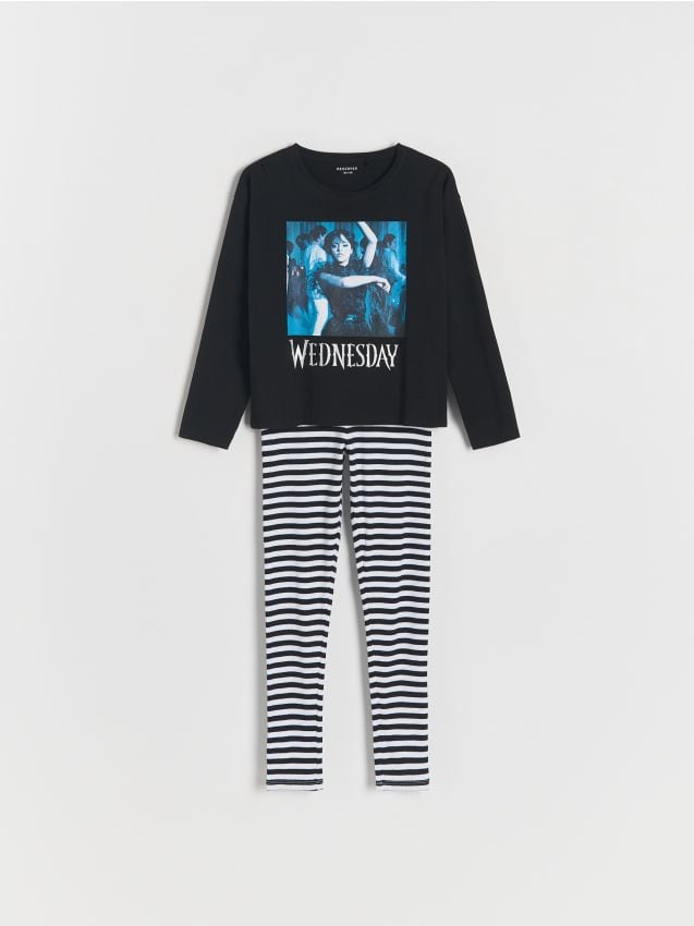 Reserved - GIRLS` PYJAMA - negru