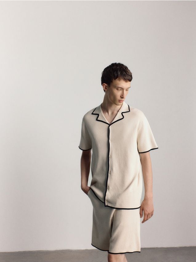 Reserved - men`s sweater - crem