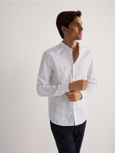 Bawełniana koszula slim fit