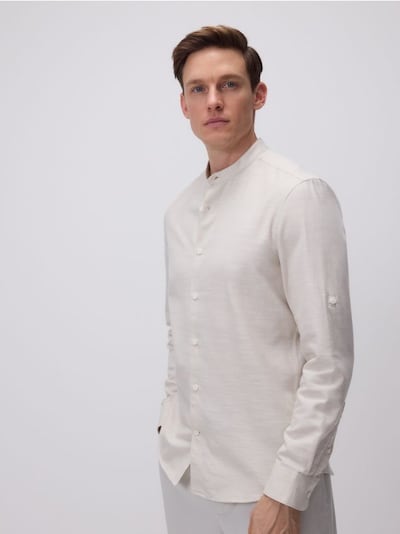 Bawełniana koszula slim fit