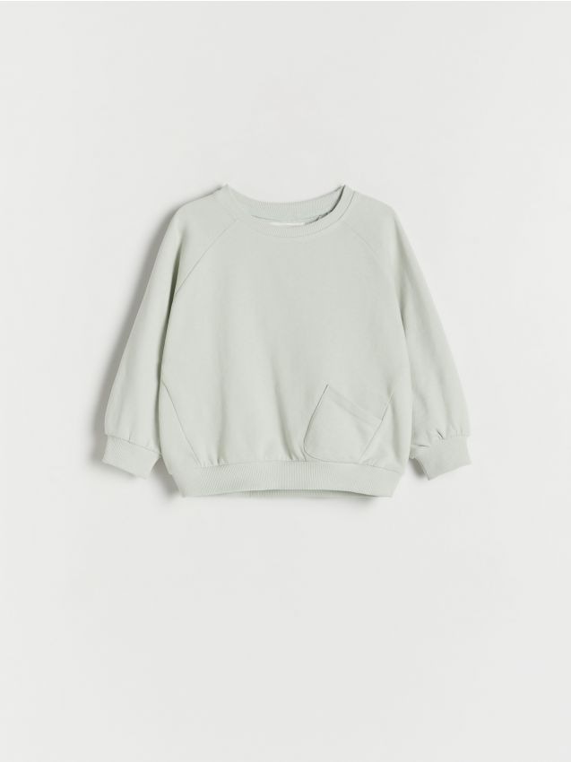 Reserved - babies` jogging top - verde-pal