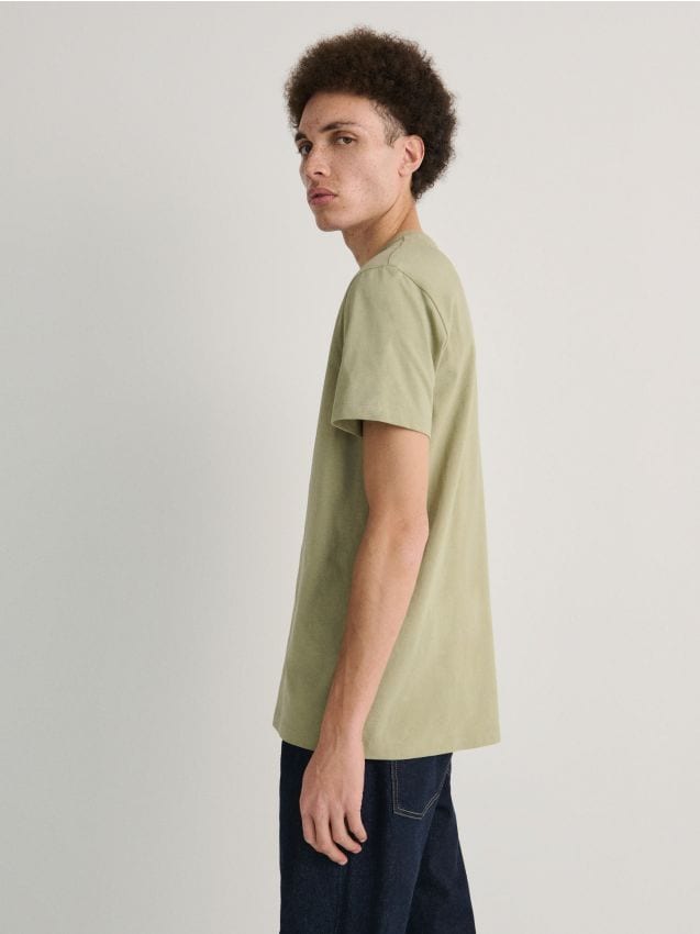 Reserved - Tricou regular - verde-deschis