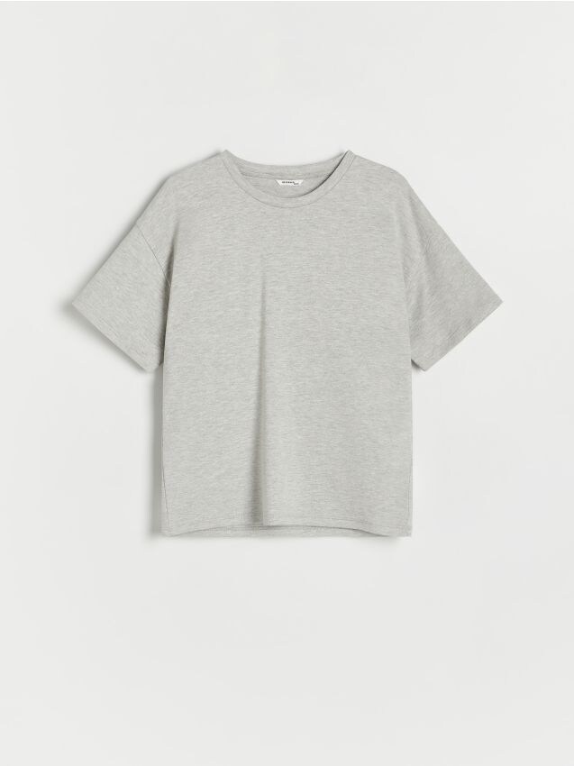Reserved - tricou simplu - gri deschis