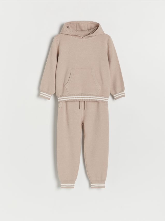 Reserved - boys` sweater & trousers - bej