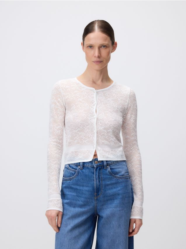 Maglione in pizzo - RESERVED