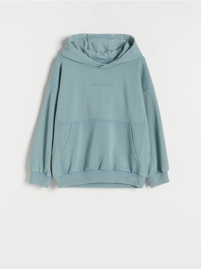 Sweatshirt com capuz oversized