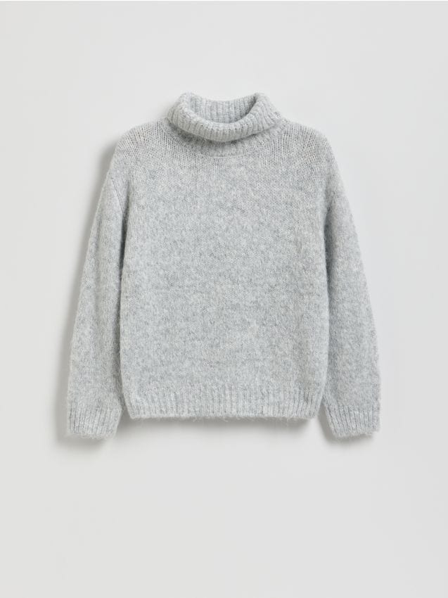 Reserved - Pulover golf neted - gri deschis