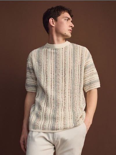 Jumper in textured knit