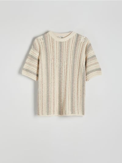 Džemper od teksturiranog pletiva