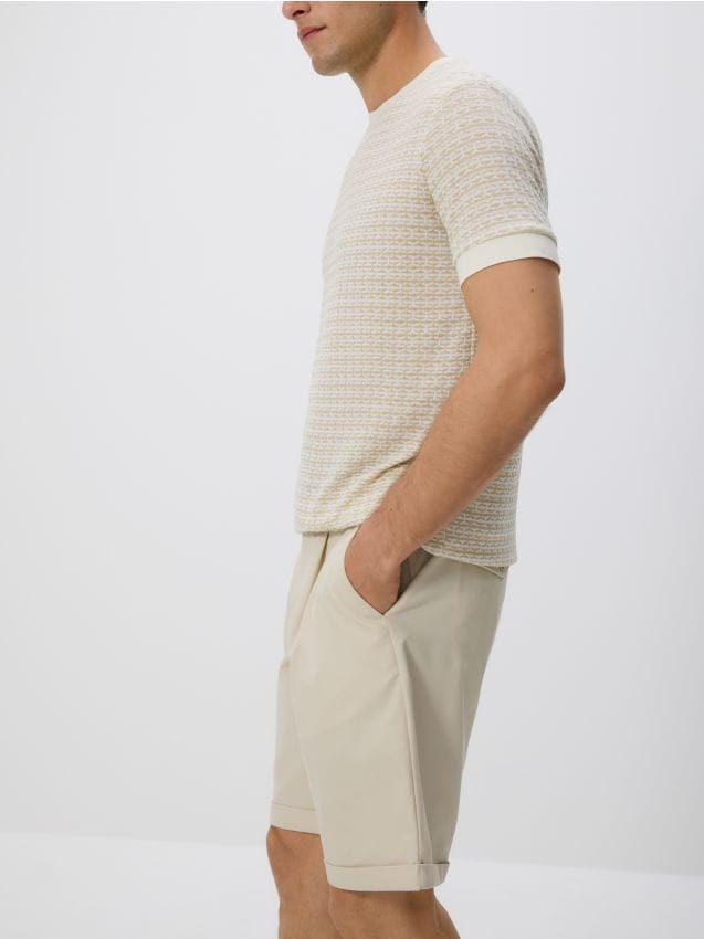 Reserved - Pantaloni scurți chino regular - bej