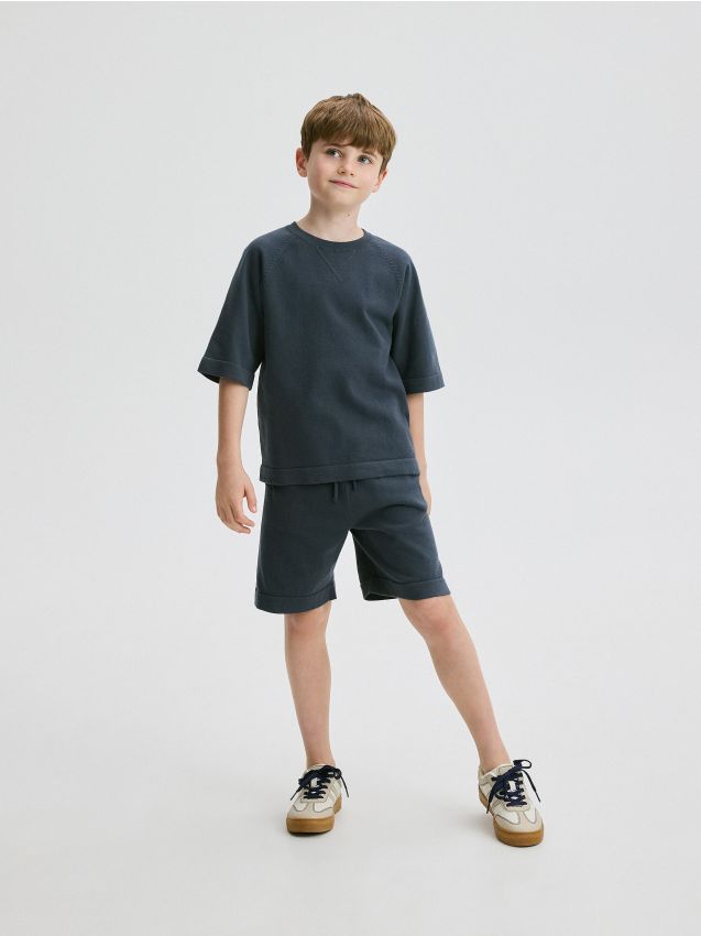 Reserved - compleu oversized - gri-închis