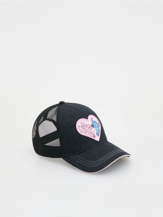 Reserved - GIRLS` PEAKED CAP - negru