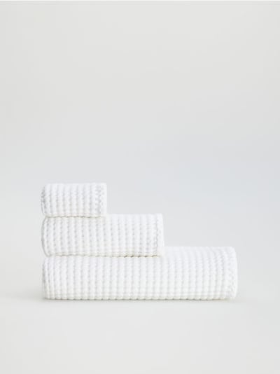 Ręcznik z waflową strukturą