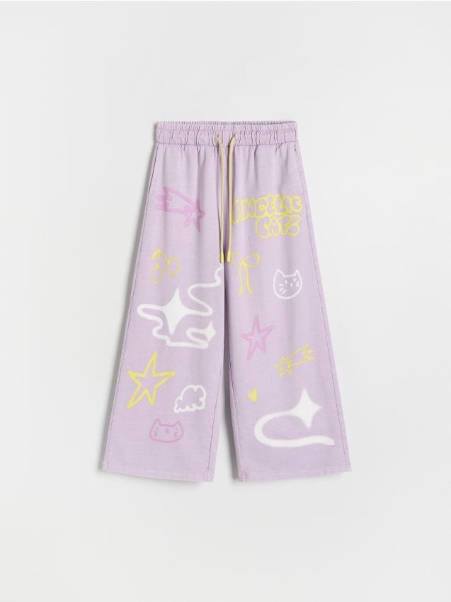 Reserved - GIRLS` TROUSERS - violet