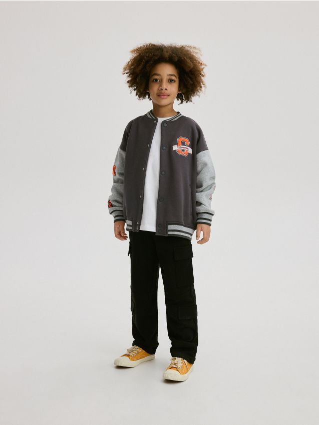 Jersey cargo trousers - RESERVED