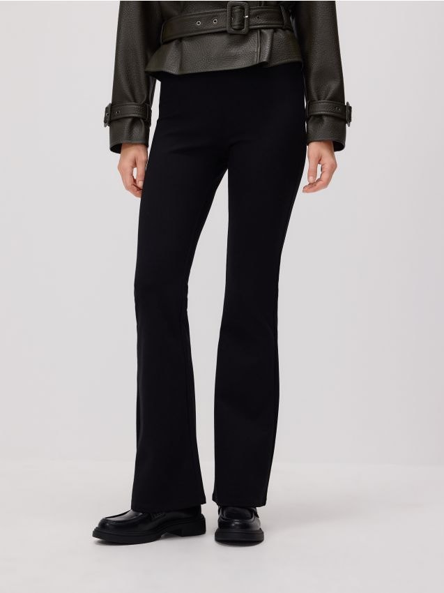 Pantalon flare en viscose mélangée - RESERVED