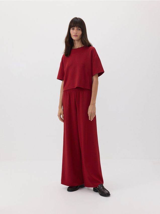 Pantalon wide leg - RESERVED