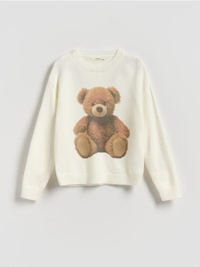 Jumper with bear motif - RESERVED