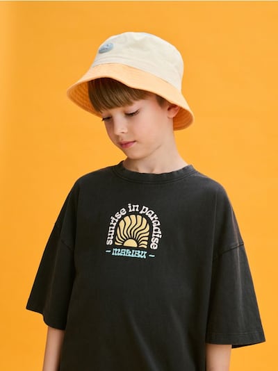 Bavlněný klobouk bucket hat