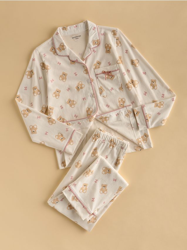 Patterned pyjama set - RESERVED