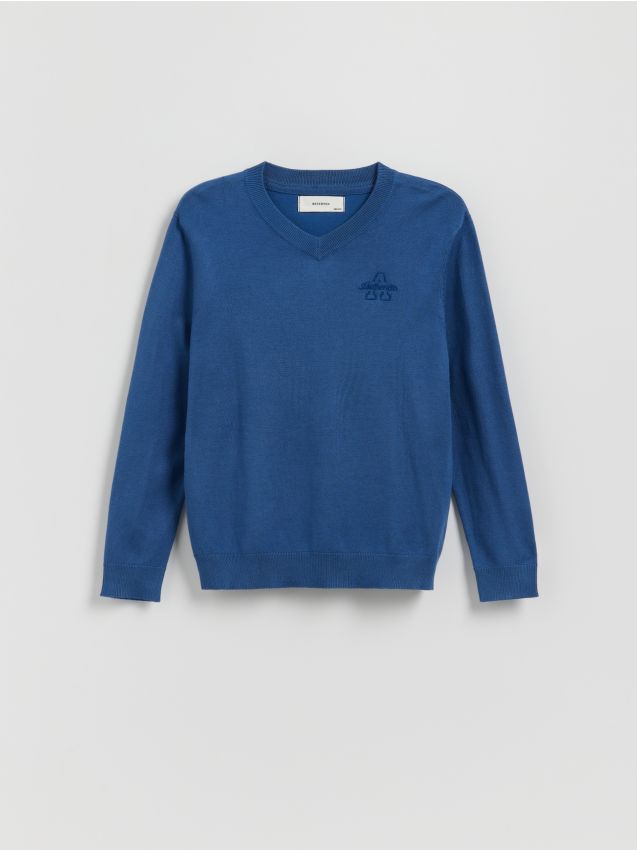 Sweter z haftem - RESERVED