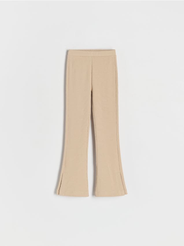Pantalon flare à fentes - RESERVED