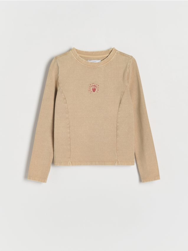 T-shirt avec broderie - RESERVED
