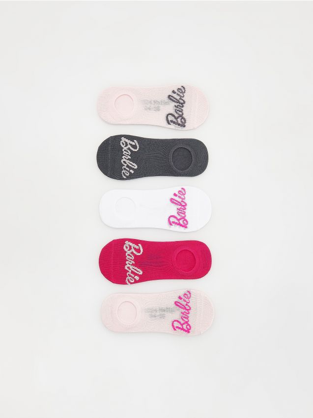 Reserved - girls` socks multi - roz-fuchsia