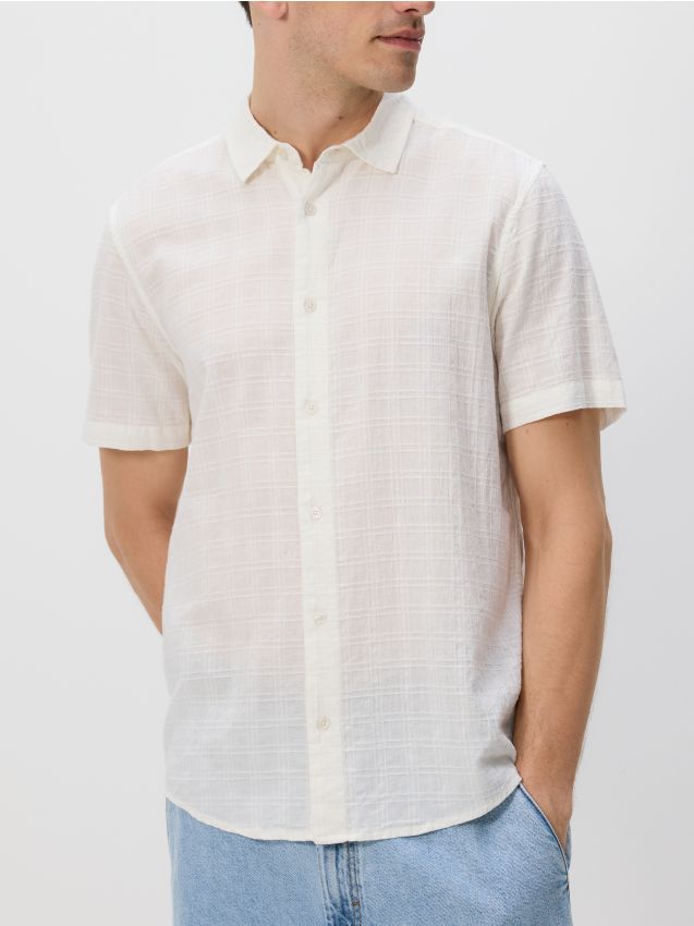 Chemise en coton regular fit - RESERVED