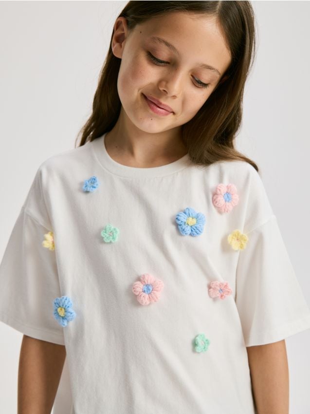 T-shirt with appliqué - RESERVED