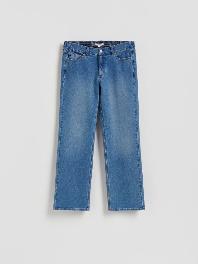 Jeansy wide leg - RESERVED