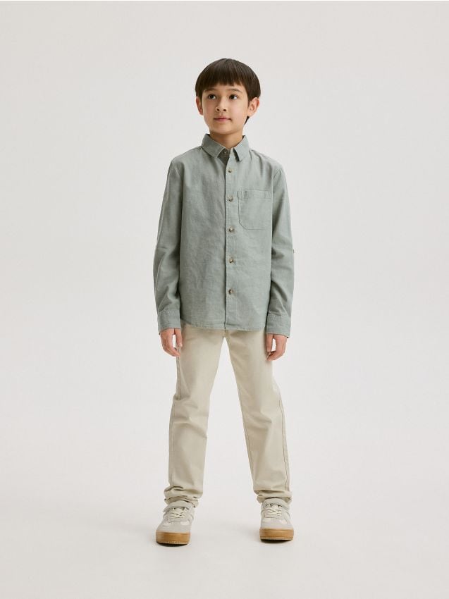 Regular fit chino trousers - RESERVED
