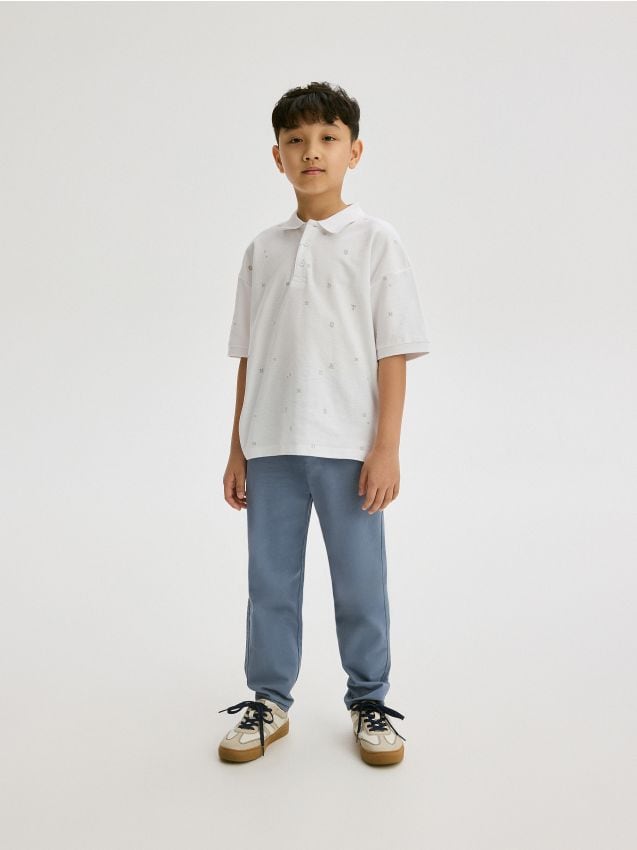 Regular fit chino trousers - RESERVED