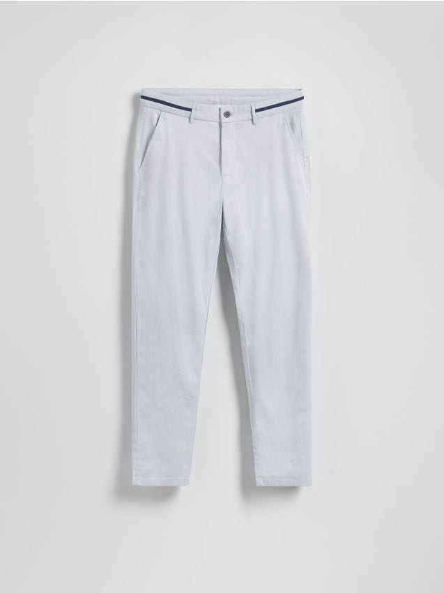 Reserved - Pantaloni chino slim fit - albastru-pal