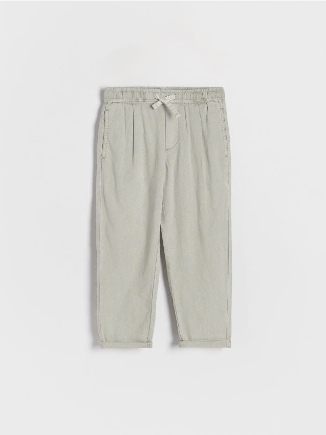 Reserved - boys` trousers - verde-oliv deschis