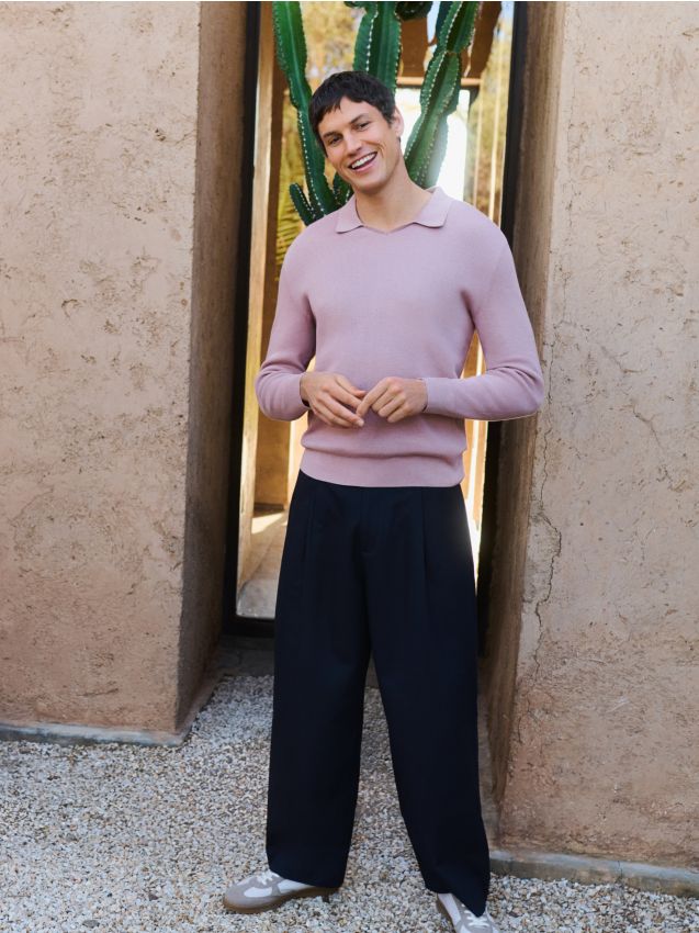 Pantalon loose en lin mélangé - RESERVED