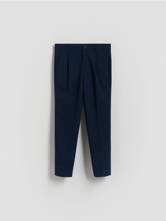 Smart trousers with viscose blend - RESERVED