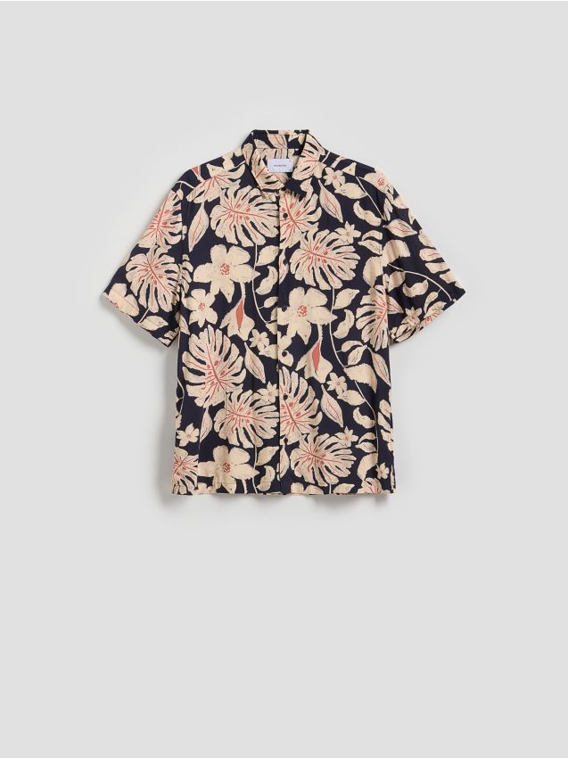 Chemise à coupe comfort fit en viscose - RESERVED