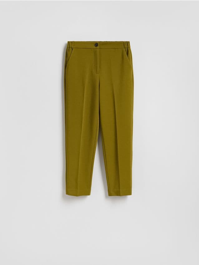 Pantalon cigarette avec pli marqué - RESERVED