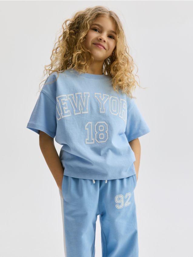 Short T-shirt with print - RESERVED