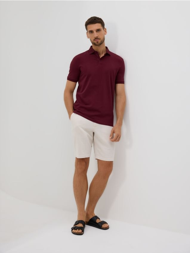 Regular fit polo majica - RESERVED