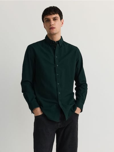 Regular fit cotton shirt
