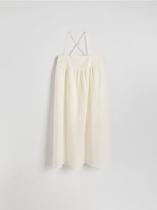 Linen midi dress - RESERVED
