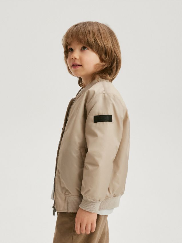 Reserved - geacă bomber oversized - bej
