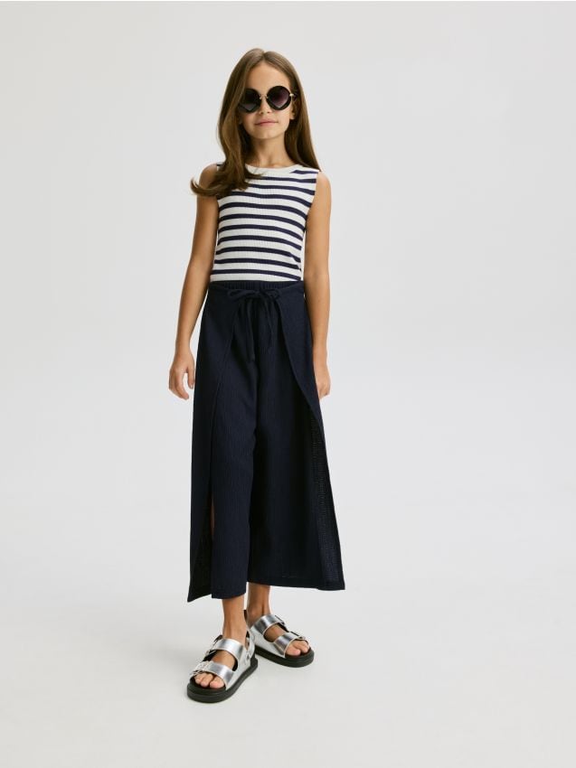 Pleated culottes - RESERVED