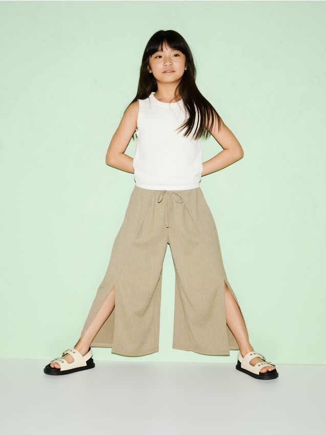 Pleated culottes - RESERVED