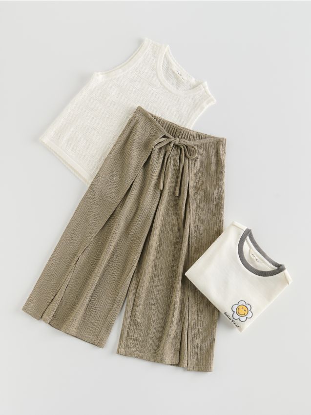 Pleated culottes - RESERVED