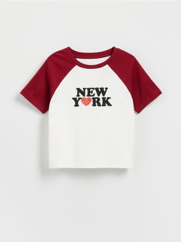 Cotton T-shirt with application - RESERVED
